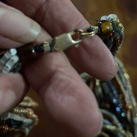 Multi strand bead necklace 34” - Picture 5 of 7